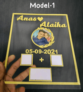 Customized couple Tumb Frame | - BBD GIFTS